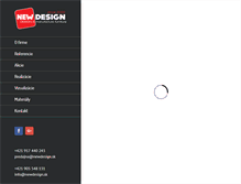Tablet Screenshot of newdesign.sk